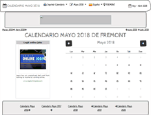 Tablet Screenshot of calendario-mayo.com